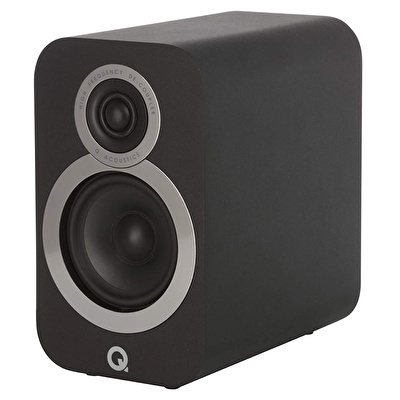 Q ACOUSTICS 3010i Raf Tipi Hoparlör Carbon Black (Çift)